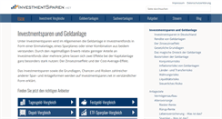 Desktop Screenshot of investmentsparen.net