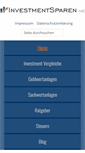 Mobile Screenshot of investmentsparen.net